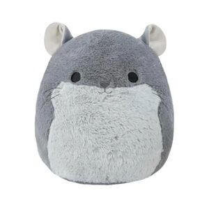Squishmallows Miper the Chinchilla Fuzzamallow Stuffed Plush 12” Gray NWT